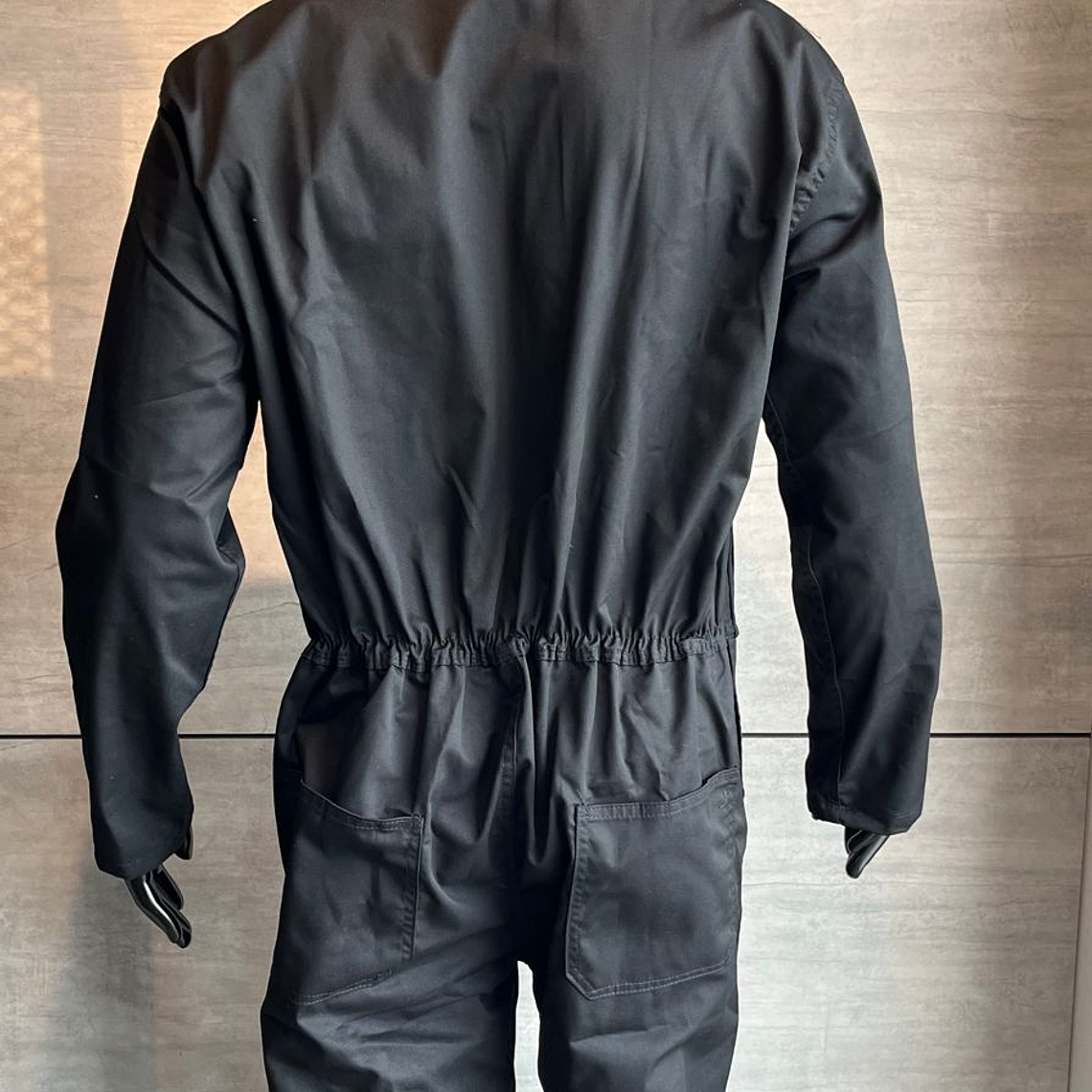 Overol Enterizo Dril Color: Negro Ref. 110140 4