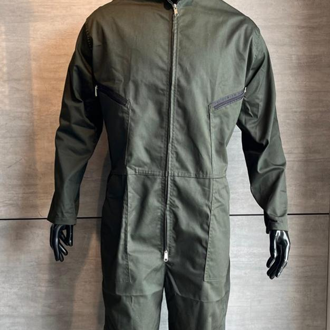 Overol Enterizo Dril Verde Militar Ref. 110160 1