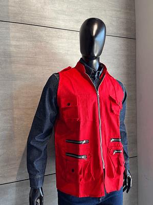 Chaleco Dril Rojo Ref. 150350 * Últimas unidades