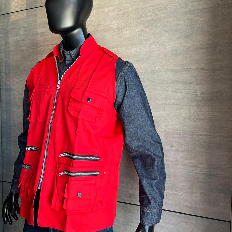 Chaleco Dril Rojo Ref. 150350 * Últimas unidades 3