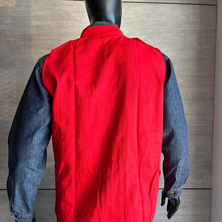 Chaleco Dril Rojo Ref. 150350 * Últimas unidades 4