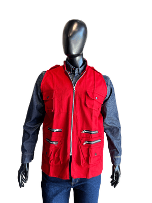 Chaleco Dril Rojo Ref. 150350 * Últimas unidades