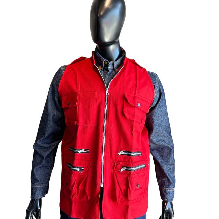 Chaleco Dril Rojo Ref. 150350 * Últimas unidades 1