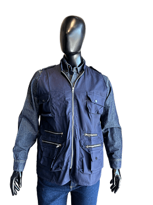 Chaleco Dril Azul Oscuro Ref. 150310 * Últimas unidades