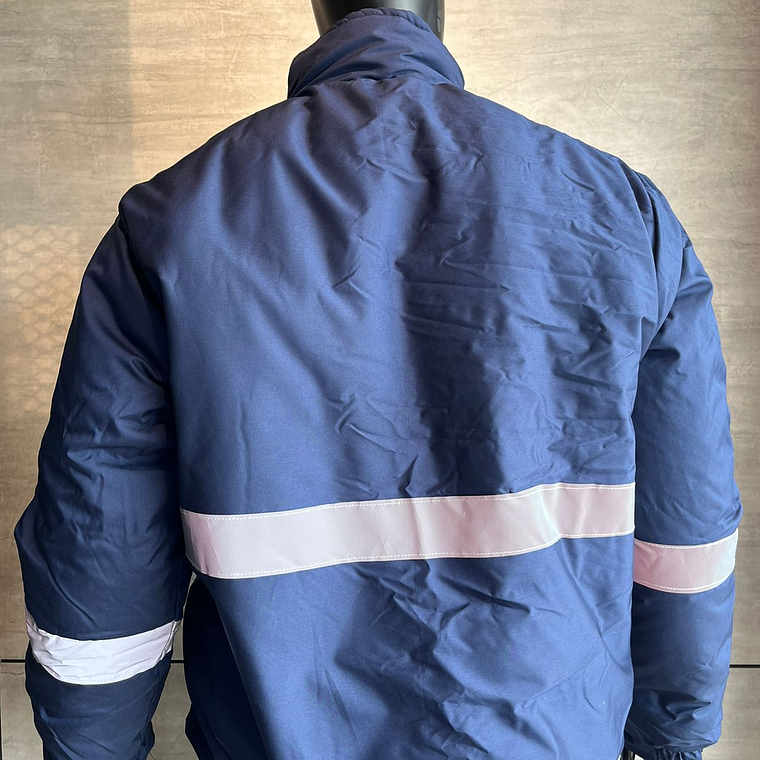 Chaqueta Poliéster Azul con Reflectivos Ref. 300130 2