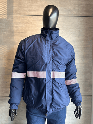 Chaqueta Poliéster Azul con Reflectivos Ref. 300130