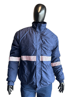 Chaqueta Poliéster Azul con Reflectivos Ref. 300130