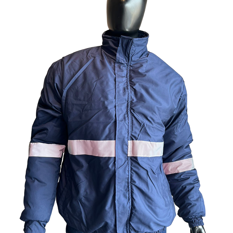 Chaqueta Poliéster Azul con Reflectivos Ref. 300130 1