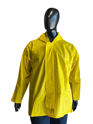 Chaqueta Impermeable Cremallera y Velcro Amarillo Ref. 1831
