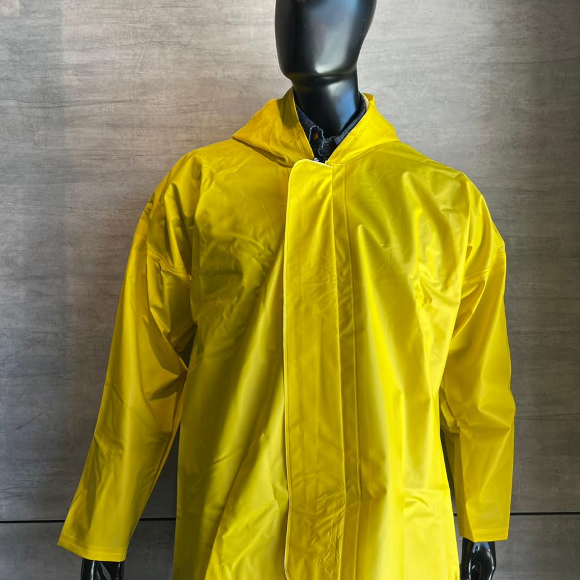 Chaqueta Impermeable Cremallera y Velcro Amarillo Ref. 1831 3