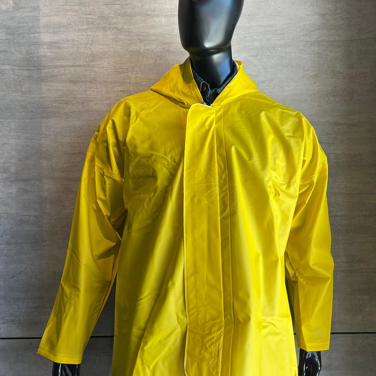 Chaqueta Impermeable Cremallera y Velcro Amarillo Ref. 1831 3