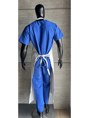 Delantal Impermeable Grande Blanco Ref. 2515