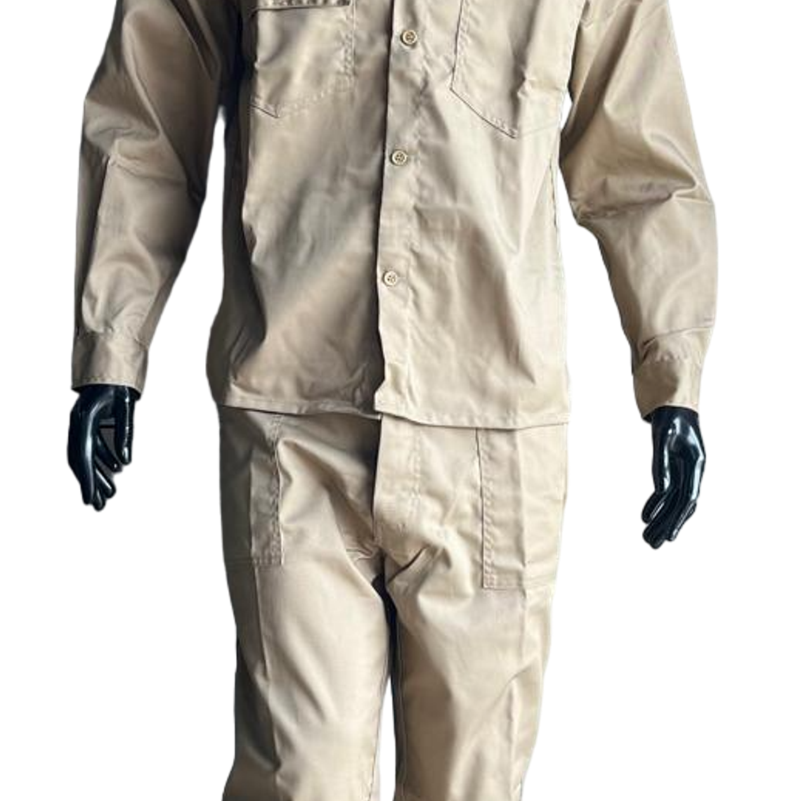 Overol Camisa y Pantalón Dril Color: Caqui Ref. 100130 2