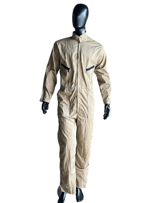 Overol Enterizo Dril Color: Caqui Ref. 110130