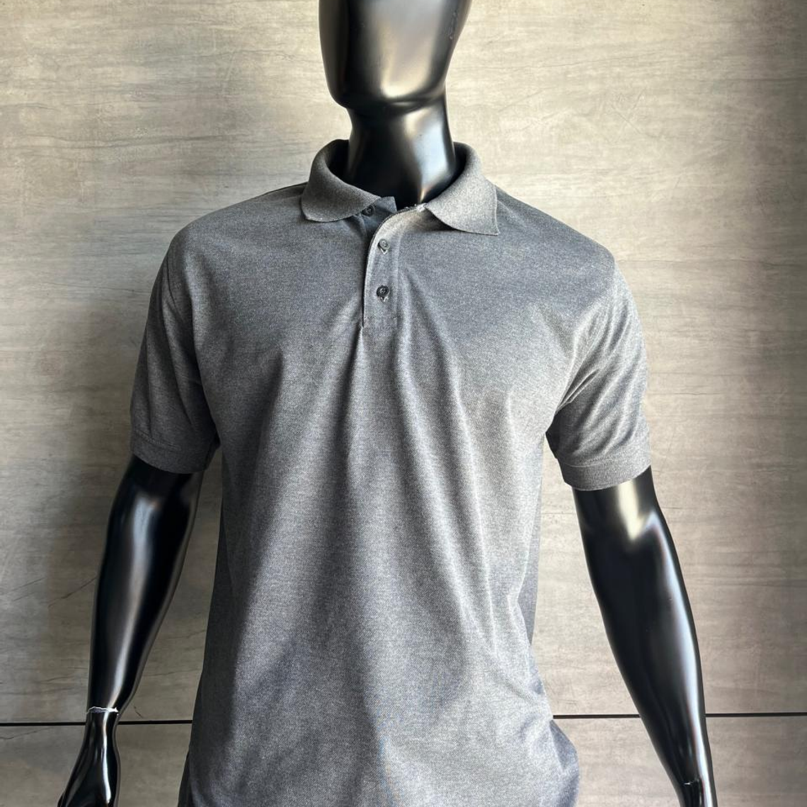 Camiseta Polo Gris Manga Corta Ref. 220170 4