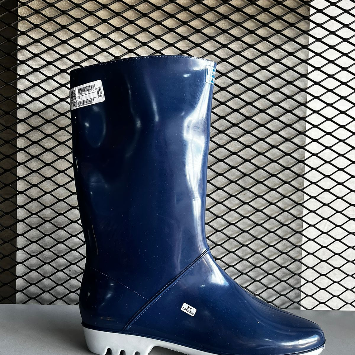 Bota Croydon Feminela PVC Azul Ref. 5900060  2