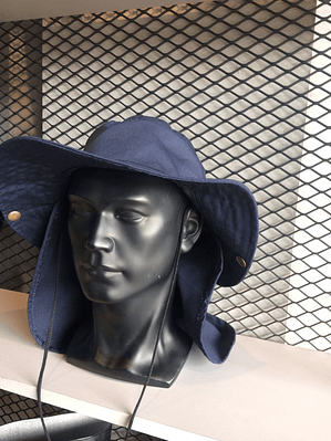Gorro Dril Pesquero con Cubre Nuca Ref. 160211 