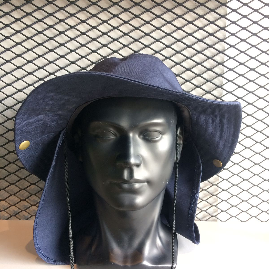 Gorro Dril Pesquero con Cubre Nuca Ref. 160211  1