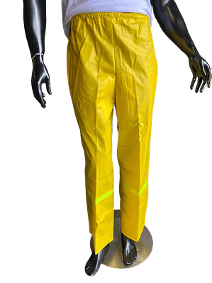 Pantalón Impermeable con Resorte Amarillo Ref. 1840