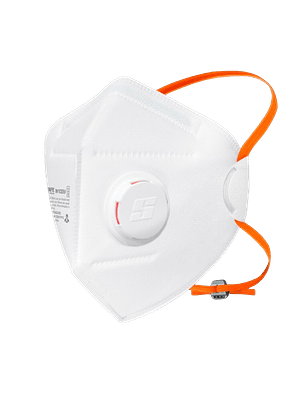 Tapabocas N95 Material Particulado Insafe Blanco con Válvula Ref. IN1020V