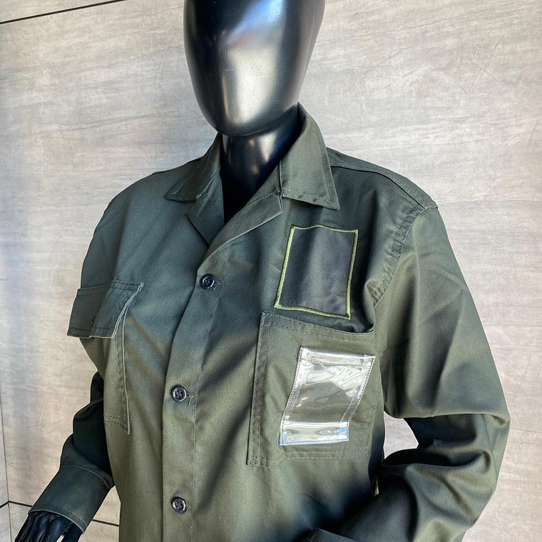 Overol Camisa y Pantalón Verde Militar Ref. 100160 *Saldo Últimas Unidades 2