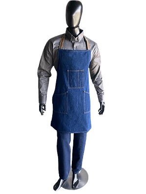 Delantal indigo jean Ref. 111005