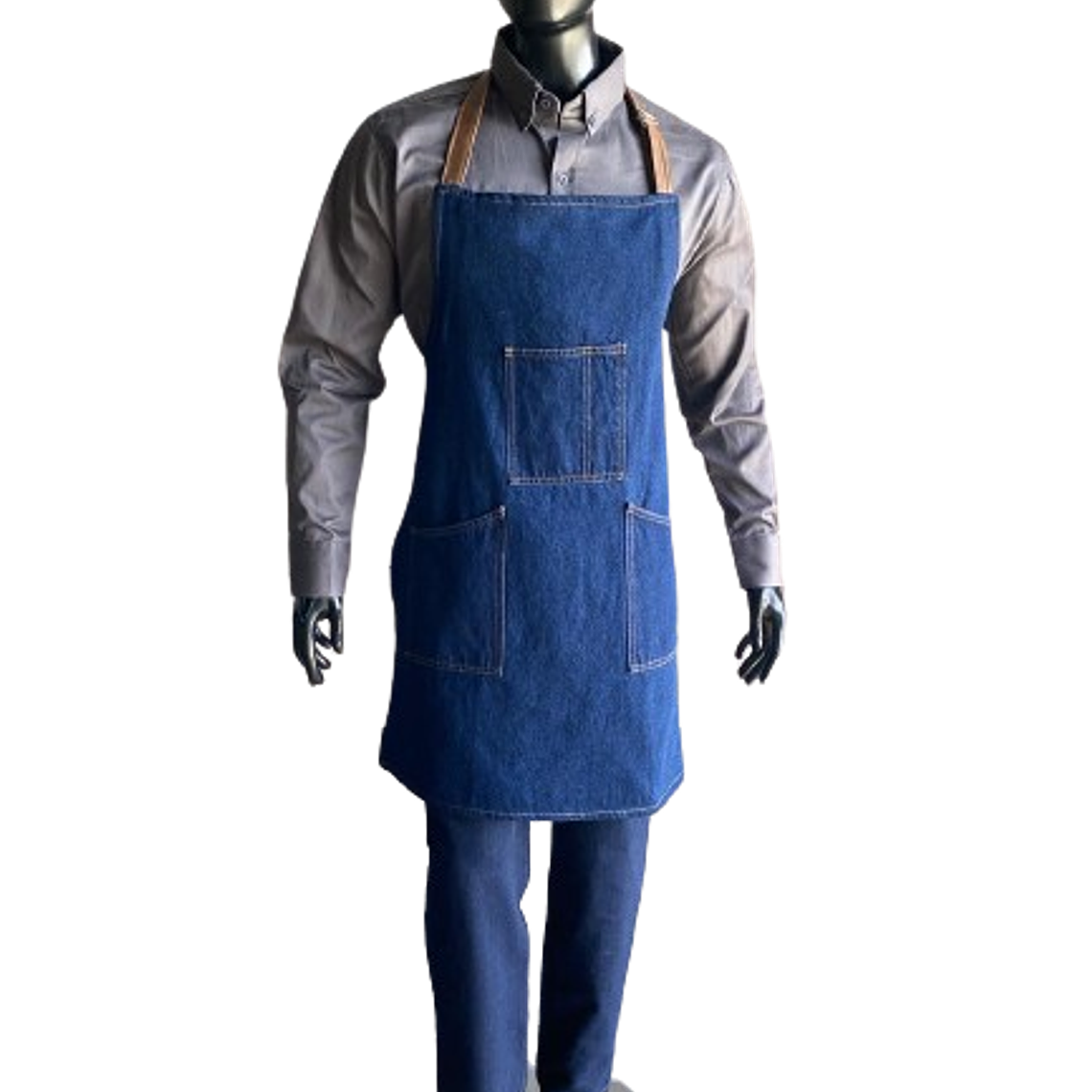 Delantal indigo jean Ref. 111005 2