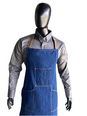 Delantal indigo jean Ref. 111005