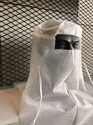 Gorro Clay Tipo Escafandra Blanco x 10 unidades Ref. 3011089