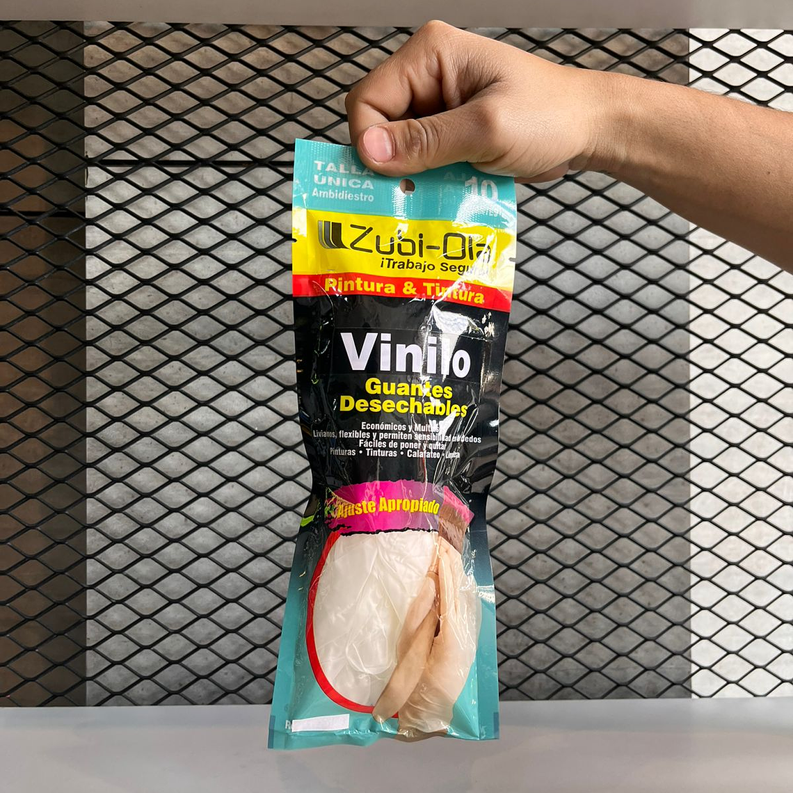 Guante de Vinilo Zubiola Bolsa X 10 Unidades Ref 11930110 1