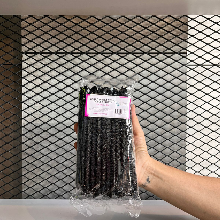 Gorro Clay Oruga Negro x 20 unidades Ref. 3011354 5