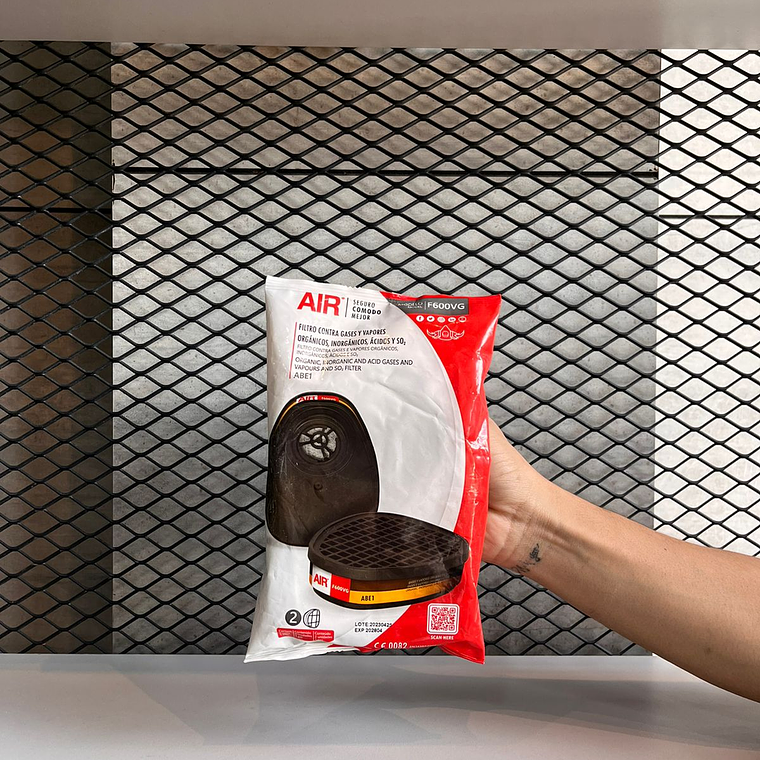 Cartucho Air Vapores Orgánicos y Gases Ácidos Ref. F600VG 1