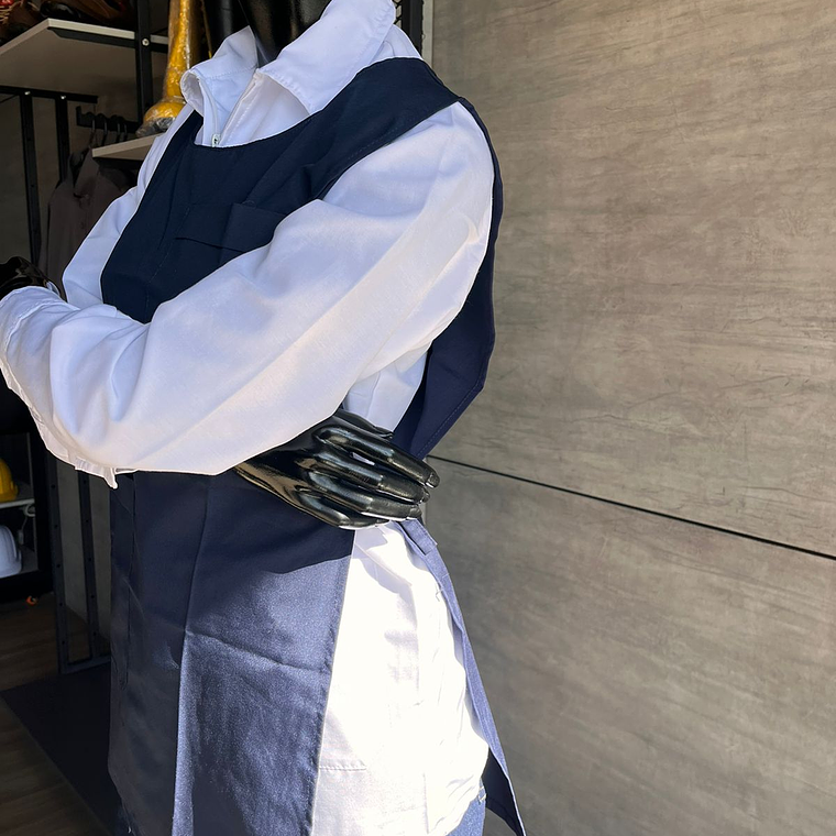 Delantal Dacrón Azul Oscuro Ref. 180120 5