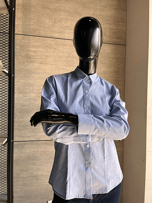 Camisa Oxford Dama Manga Larga Ref. 130320