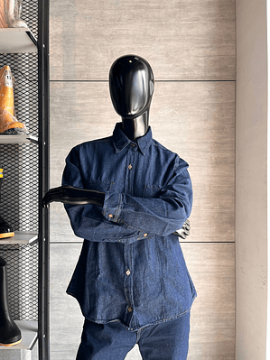 Camisa Twill Jean Dama  Ref. 130220