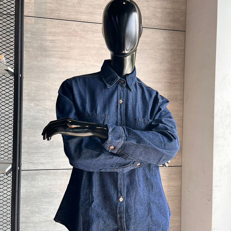 Camisa Twill Jean Dama  Ref. 130220 3