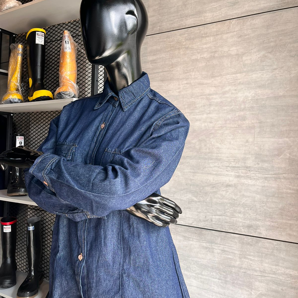 Camisa Twill Jean Dama  Ref. 130220 5