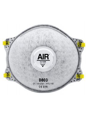 Tapabocas Descartable Air Vapores Organicos FFP2 Ref. D803