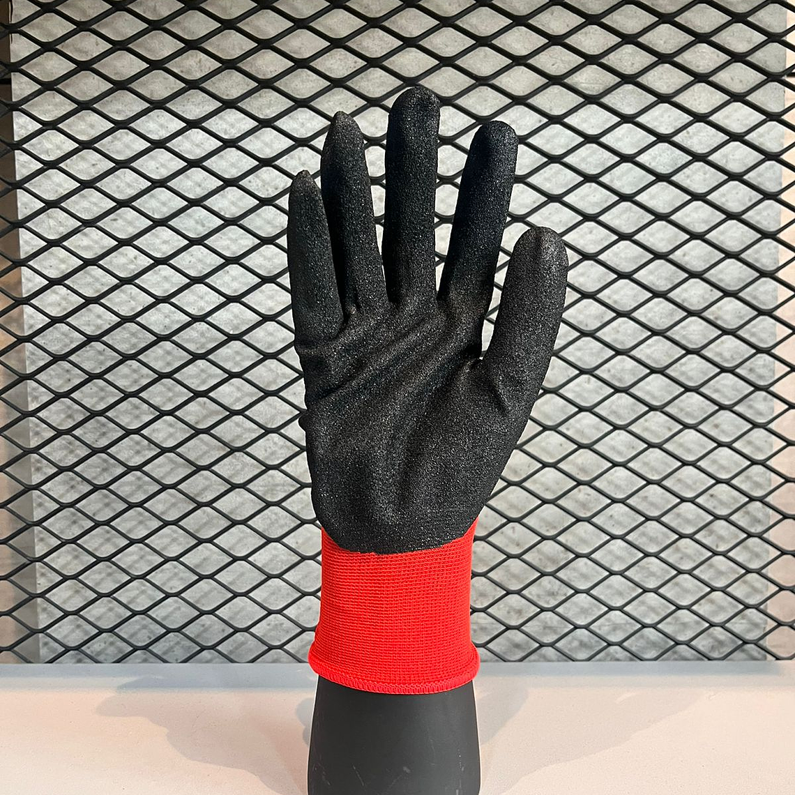 Guante Zubiola Nylon Nitrilo Rojo Ref. 11924409 2