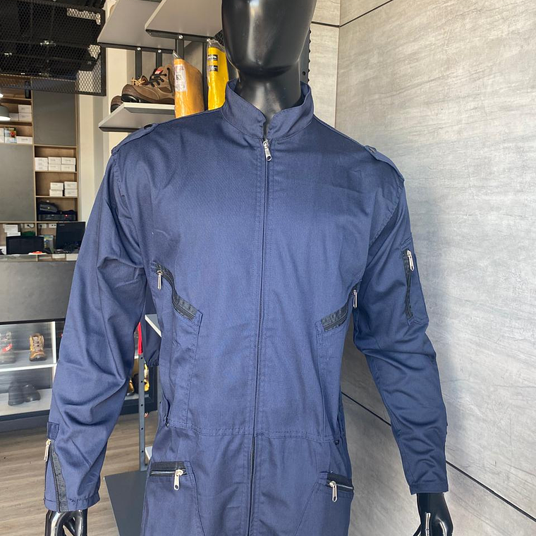 Overol Piloto Dril Azul Oscuro Ref. 110510 2