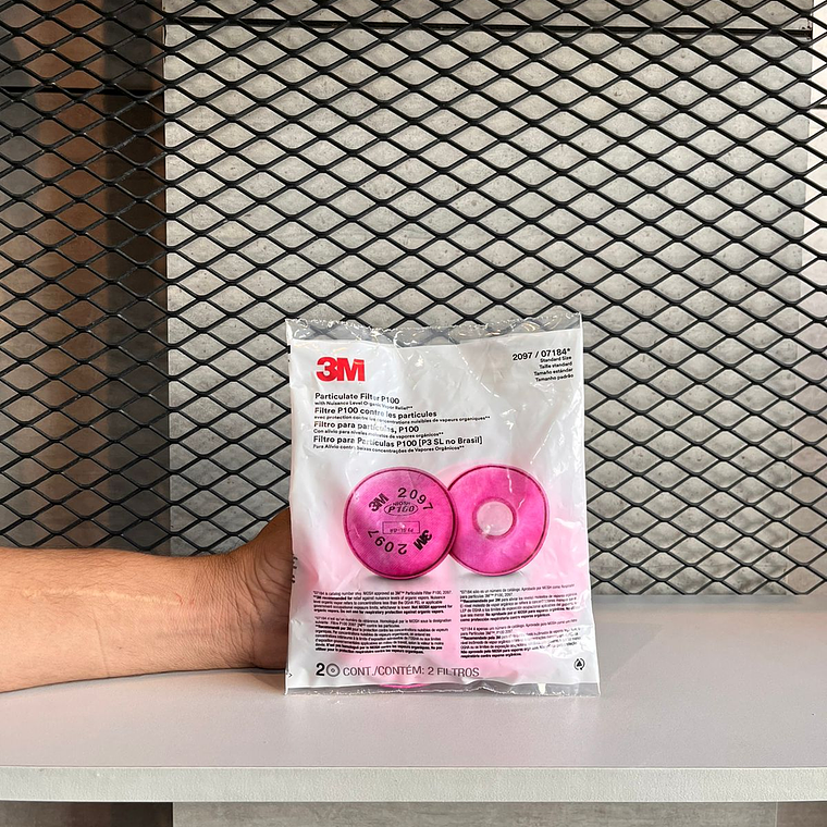 Filtros 3M P100 Material Particulado x Par Ref. 2097  2