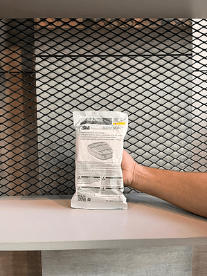 Cartucho 3M para Gases y Vapores Orgánicos x Par Ref. 6003 para 1 pieza facial