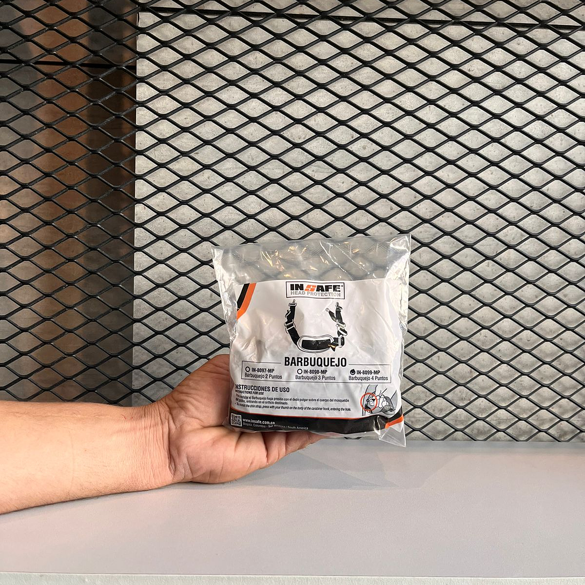 Barbuquejo Insafe 4 Puntos Ref. IN8099-M 2
