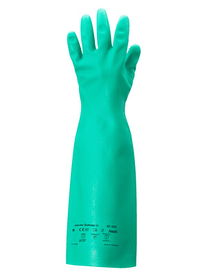 Guante Solvex Nitrilo 18'' Ref. 37185