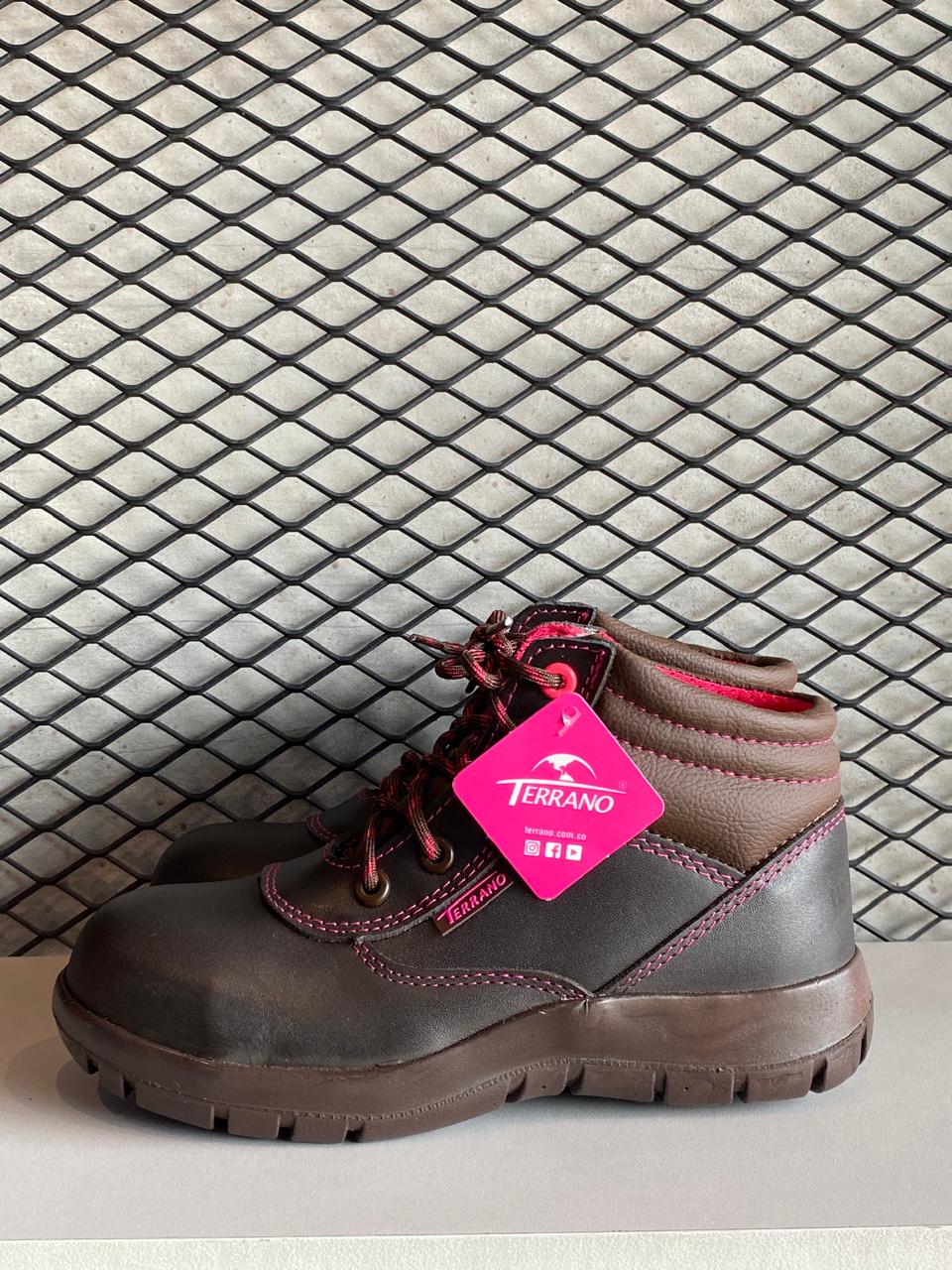 Bota Terrano Dama de Seguridad Café 7102