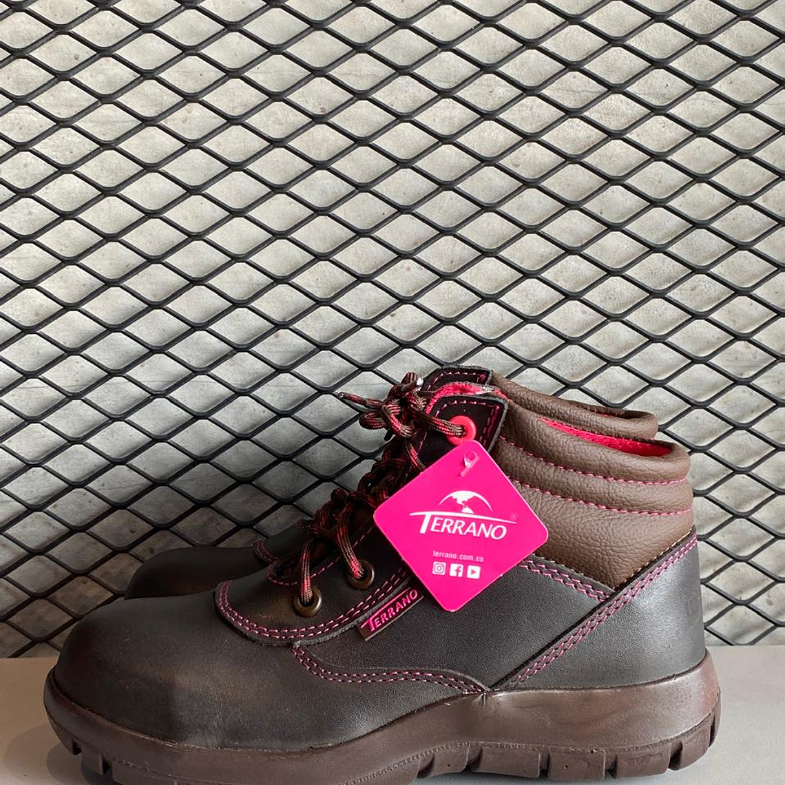Bota Terrano Dama de Seguridad Café Ref. 7102 2