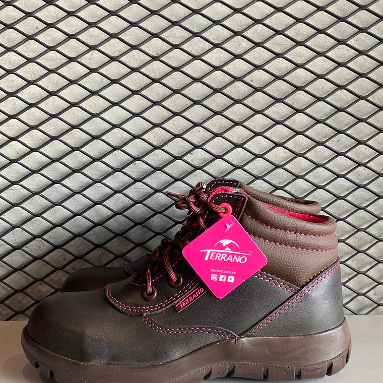 Bota Terrano Dama de Seguridad Café Ref. 7102 2