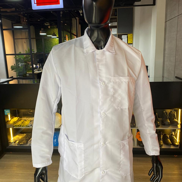 Bata Antifluido Blanca Ref. 120310 2