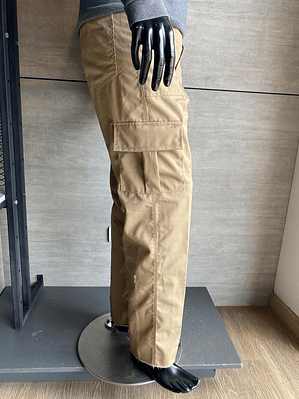 Pantalón Cargo en Dril Caqui Ref. 140520