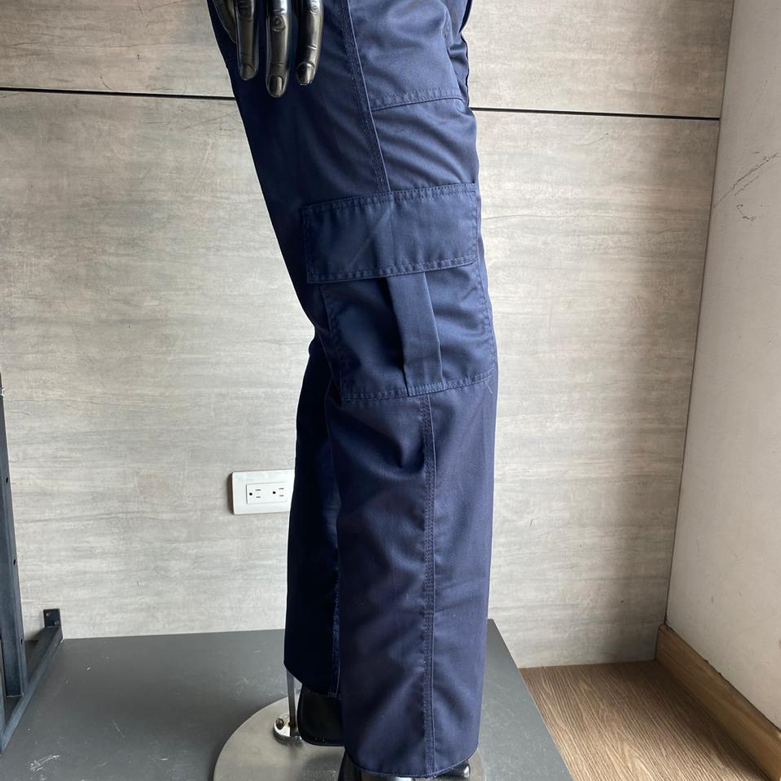 Pantalón Cargo en Dril Azul Ref. 140510 2